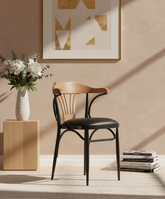 Ahşap Sırtlı Kollu Sandalye Çapraz Görsel