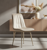 Bej Kapitoneli Sandalye Görseli