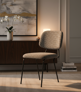 Gri Peluş Sandalye Görseli