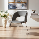 Modern Gri Sandalye Görseli