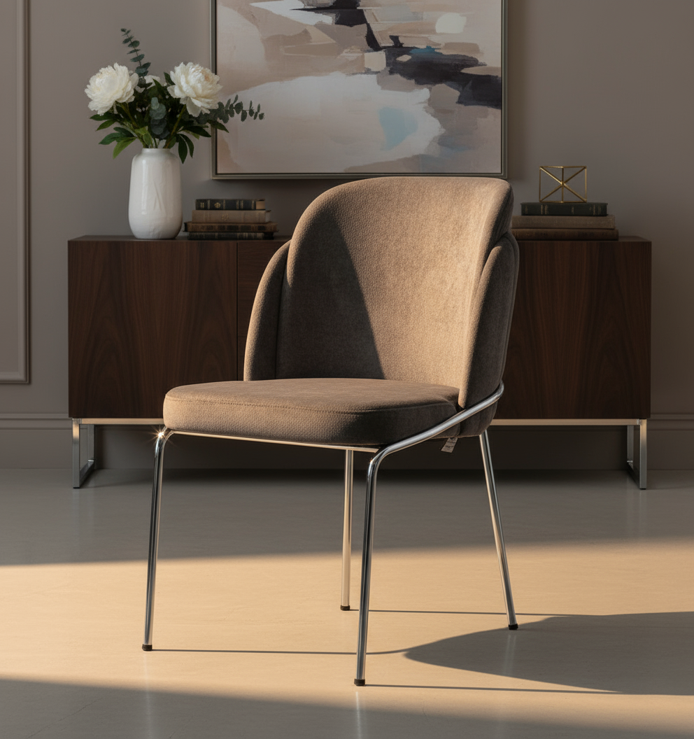 Koyu Gri Modern Sandalye Görseli