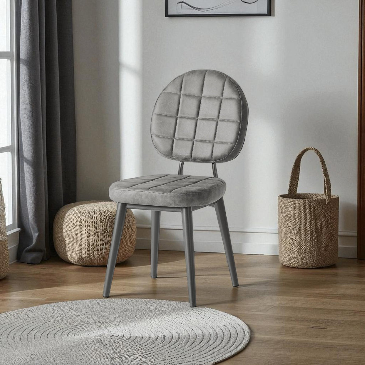 DM S25 PALERMO BLACK CHAIR 