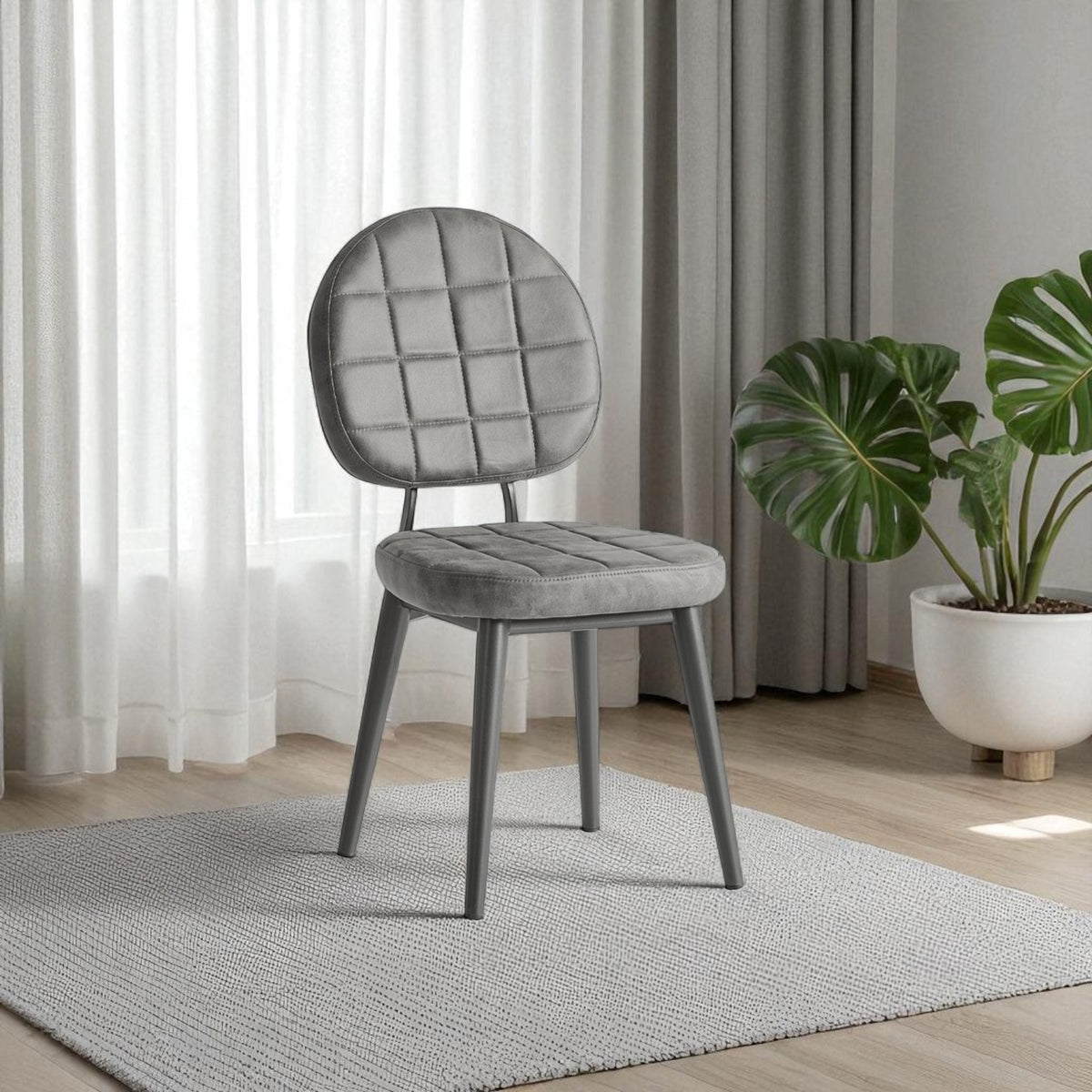 DM S25 PALERMO BLACK CHAIR 