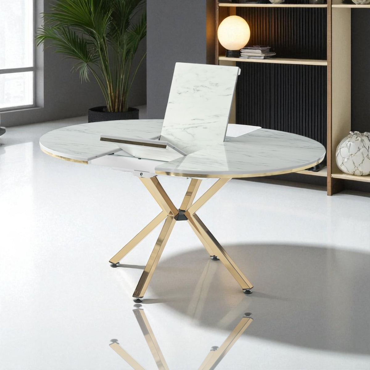 Zenit Plus Table Marmo Gold