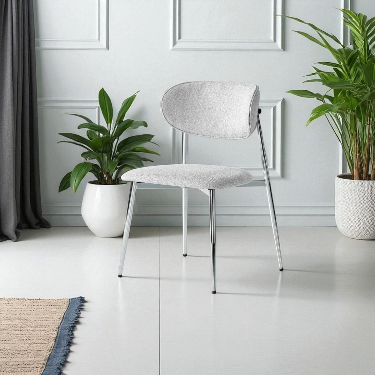 DM S80 LAİLA CHROME CHAIR 