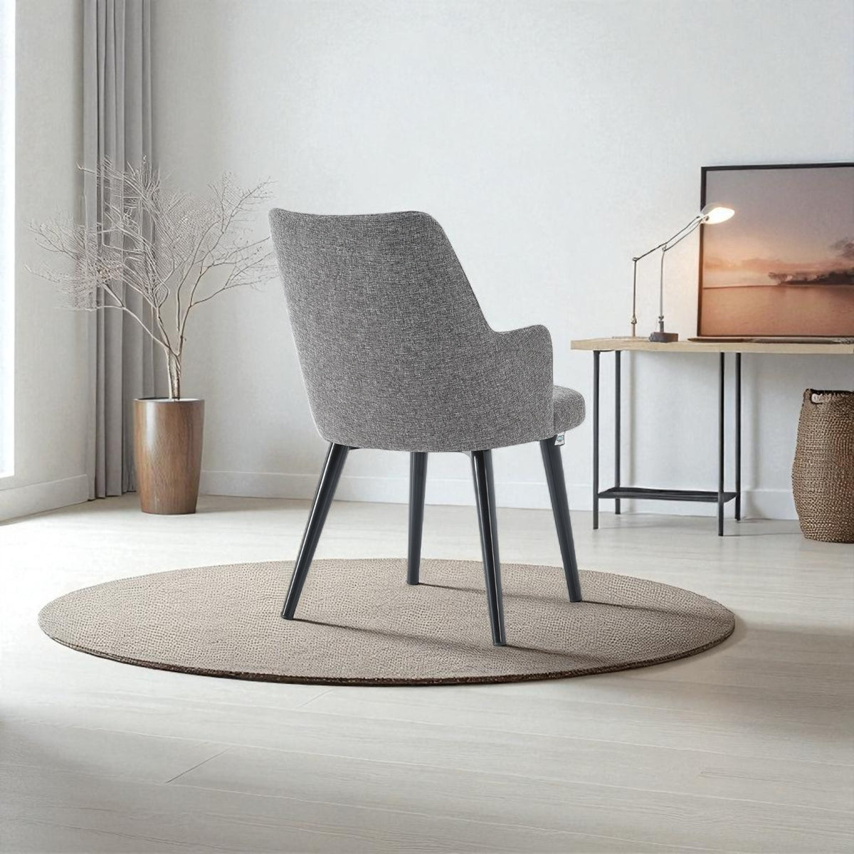 S50 BAKÜ SİYAH SANDALYE