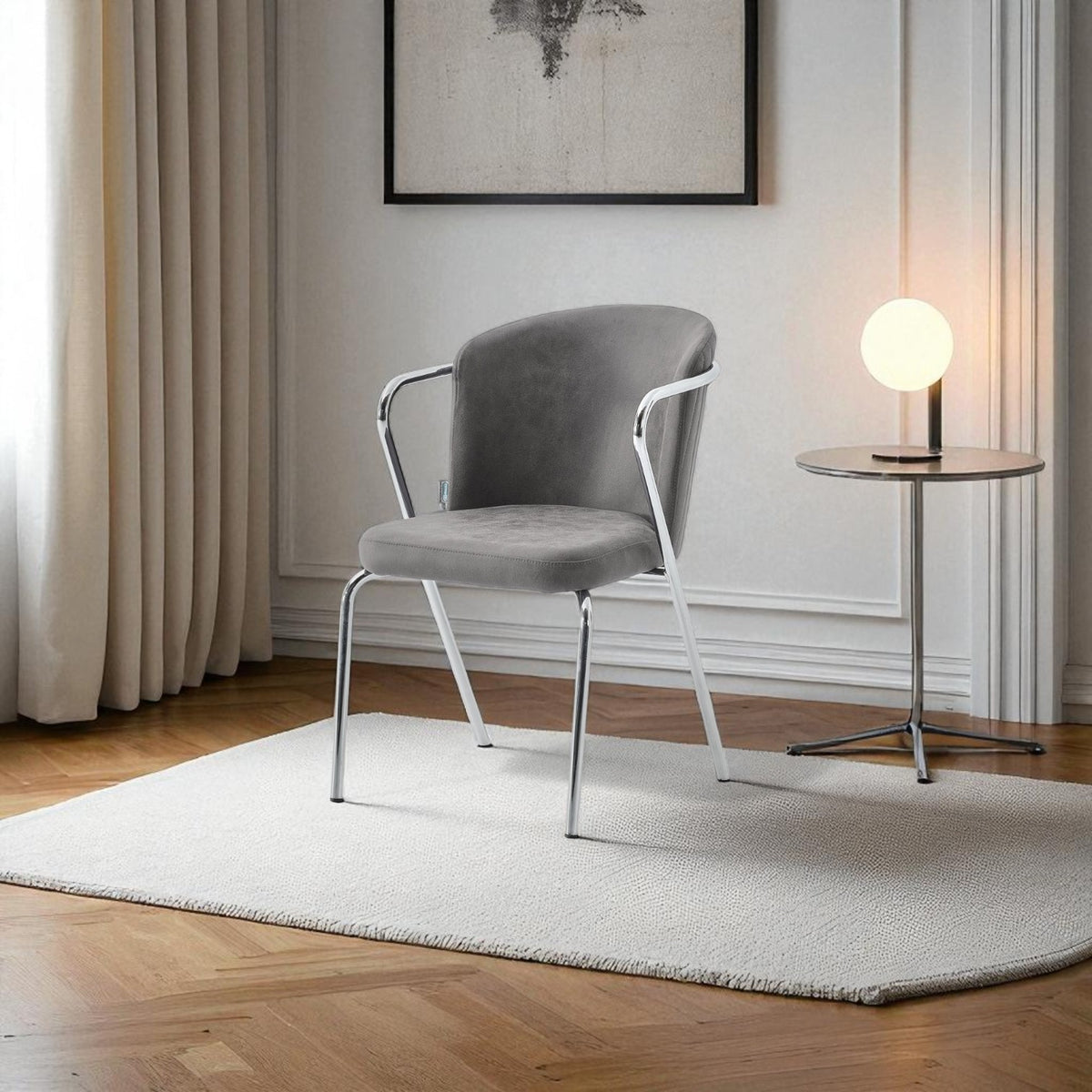 DM S71 VIEN CHROME CHAIR