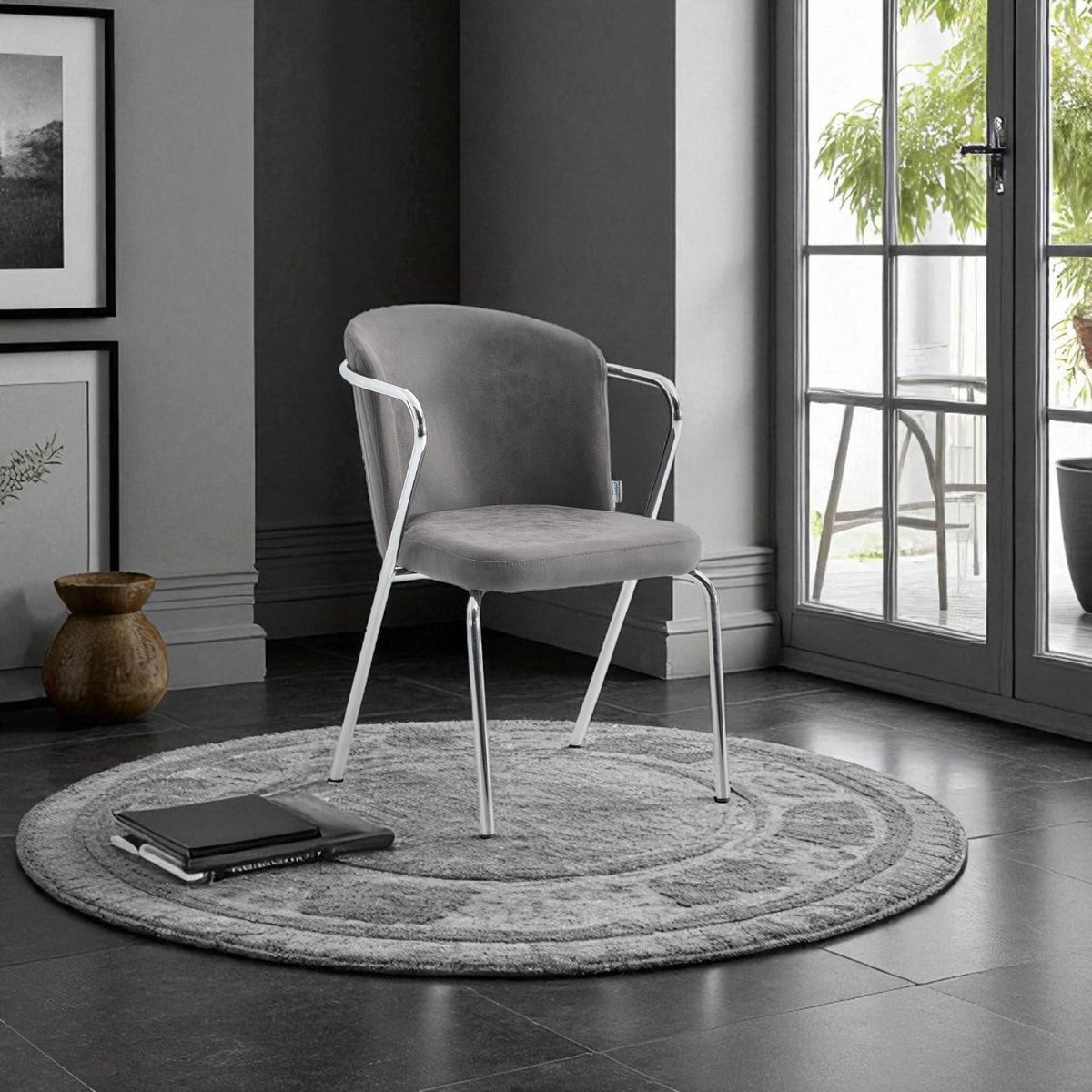 DM S71 VIEN CHROME CHAIR